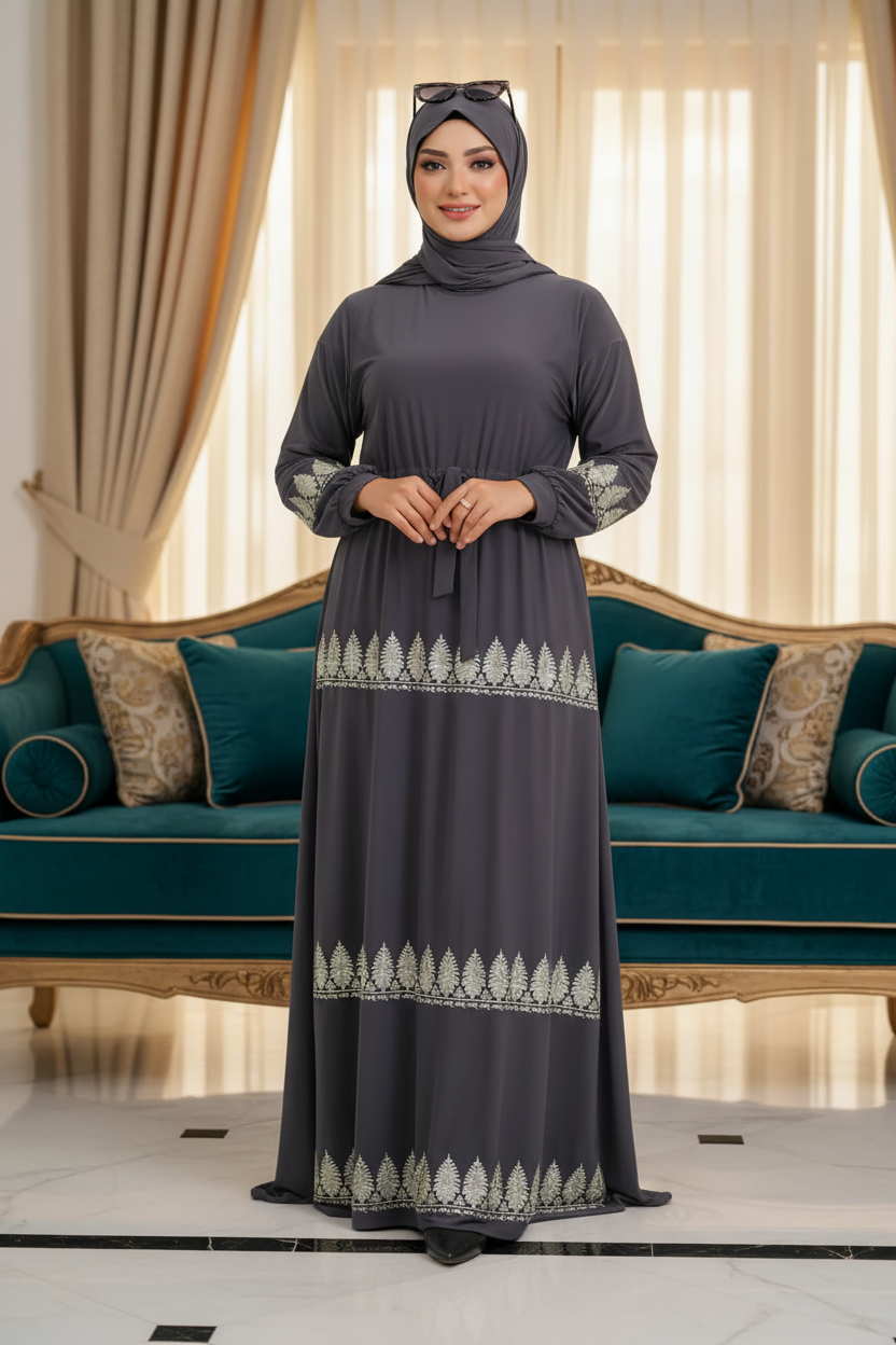فستان محجبات زبده كود 031
