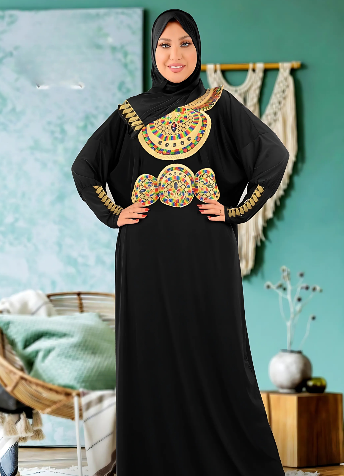 اسدال  محجبات مطرز  467