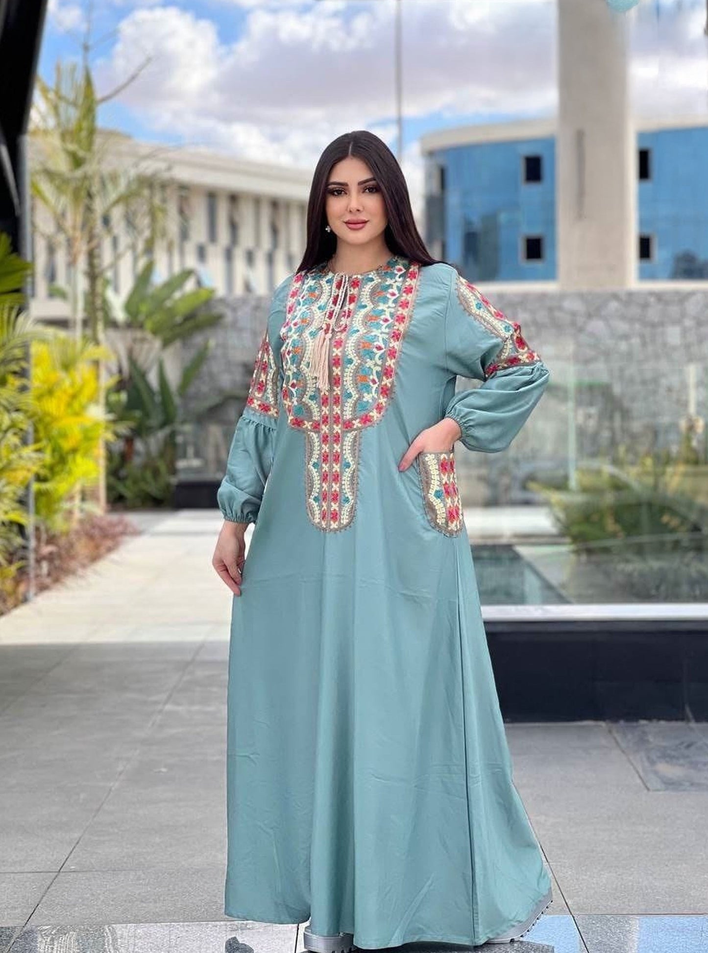 A1072 عباية استقبال قطن  كود