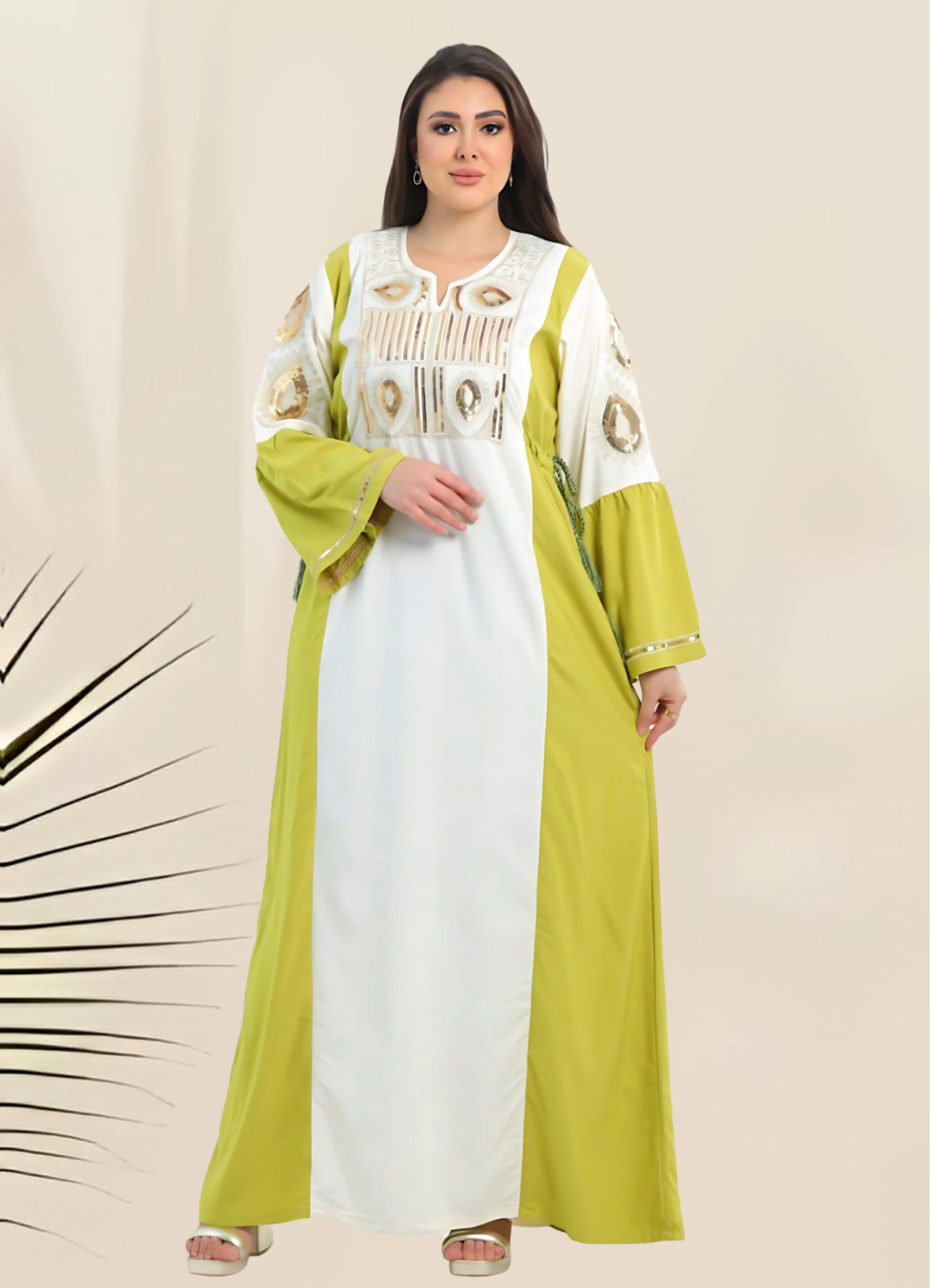 A1037 عبايه استقبال قطن  كود