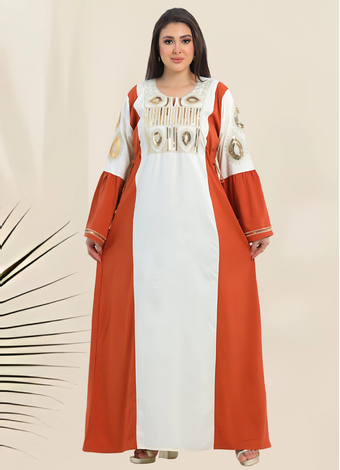 A1037 عبايه استقبال قطن  كود