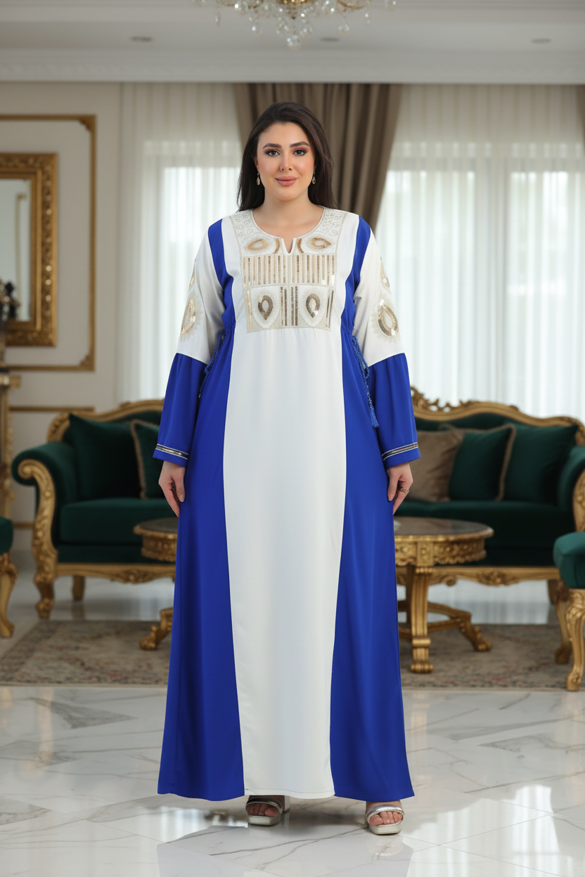 A1037 عبايه استقبال قطن  كود
