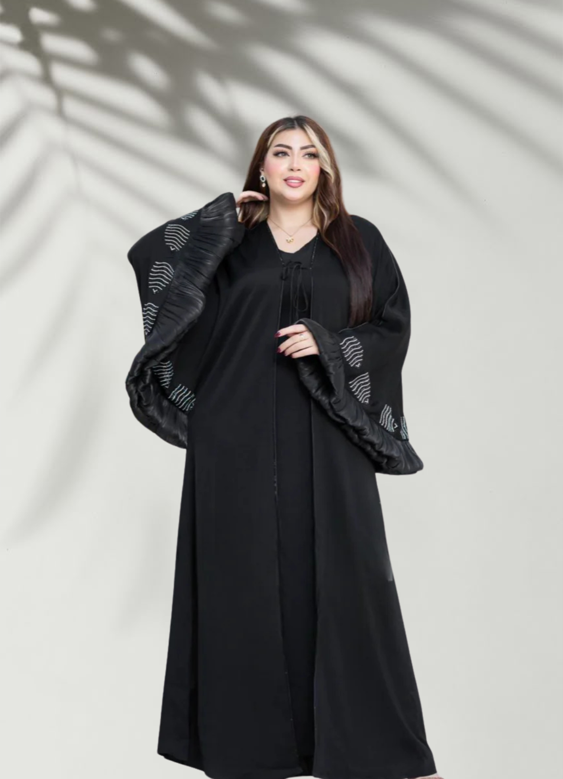 ملحفة خليجي حرير خروج حريمى كود 205