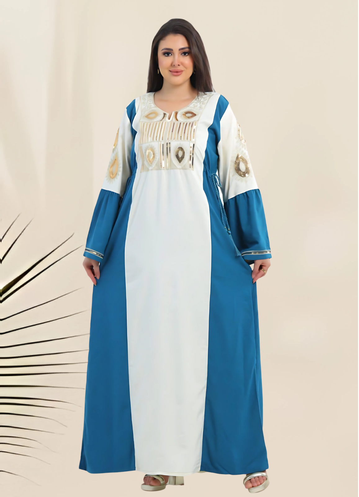 A1037 عبايه استقبال قطن  كود