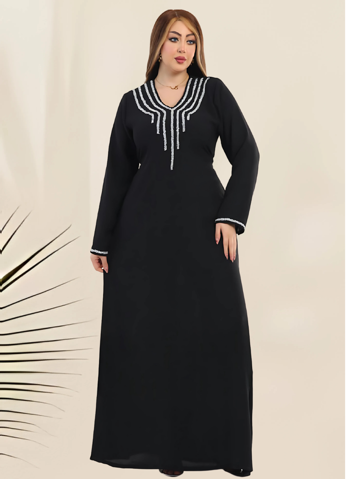 A1038 عبايه استقبال قطن  كود