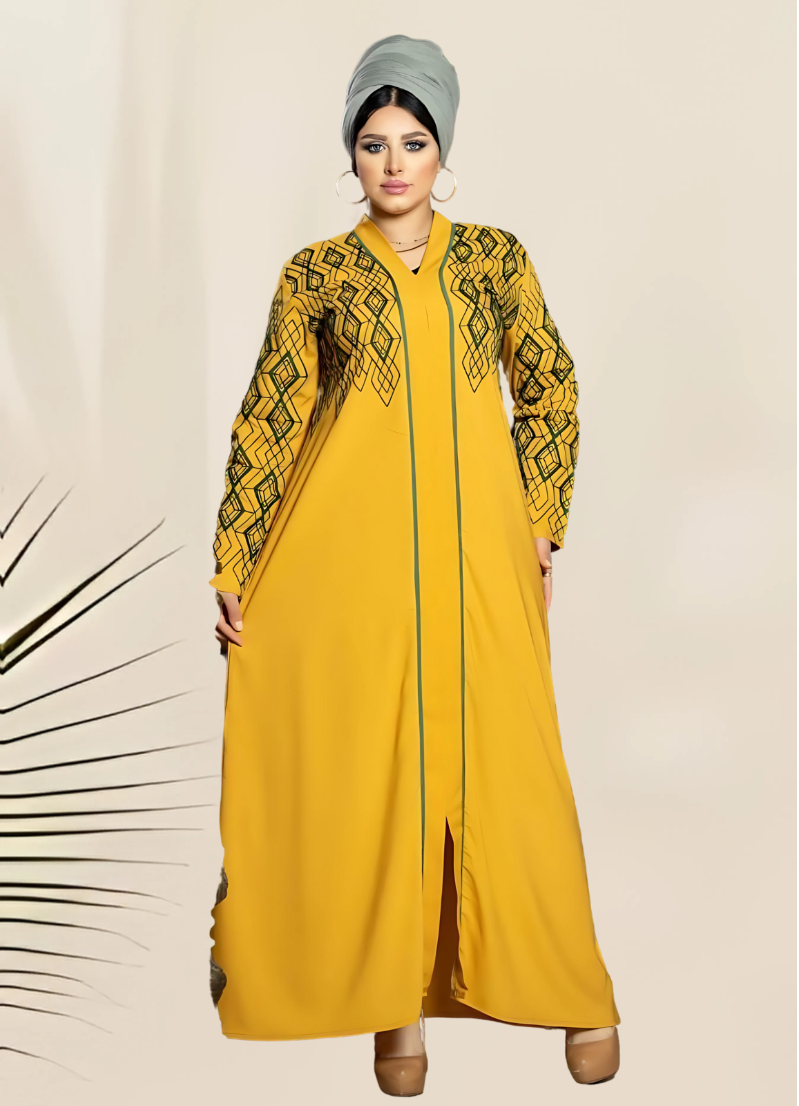 A1042 عبايه استقبال قطن  كود