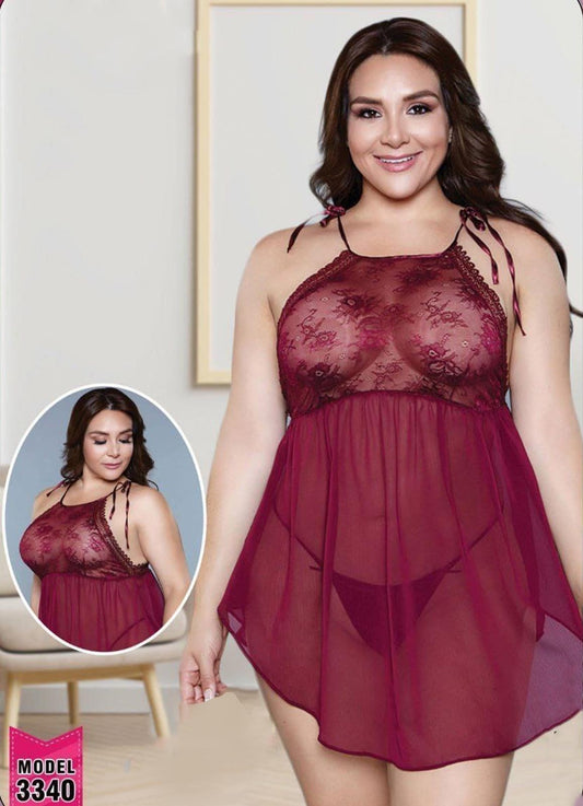 لانجرى شيفون بيج سايز كود 3340