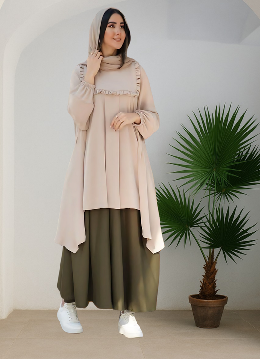 ادناء  محجبات 2 قطعة حريمى كود 0100