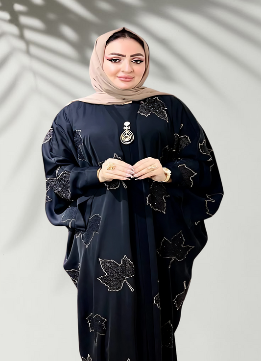 ملحفة خليجي حرير خروج حريمى كود 1485