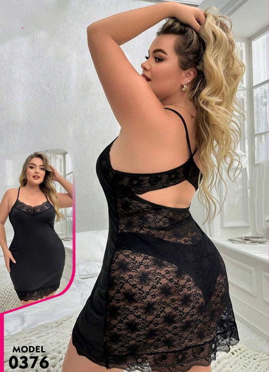 0376  لانجرى شيفون بيج سايز كود