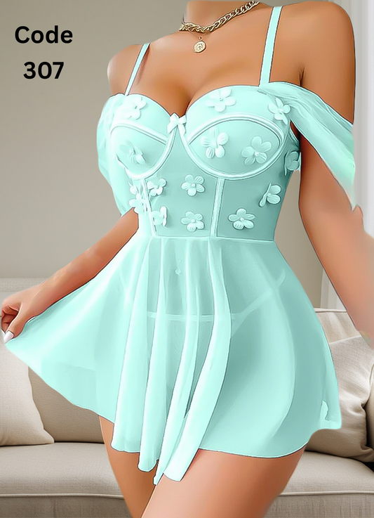 307 لانجرى شيفون فري سايز كود