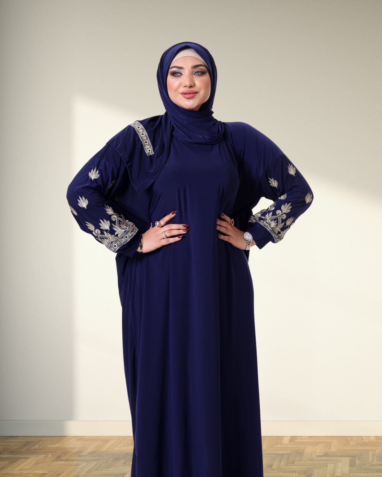 اسدال محجيات مطرز كود  80125