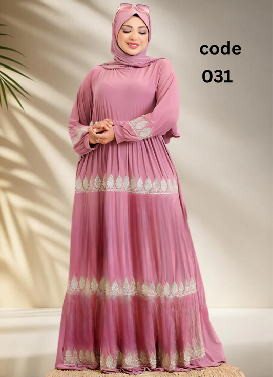 فستان محجبات زبده كود 031