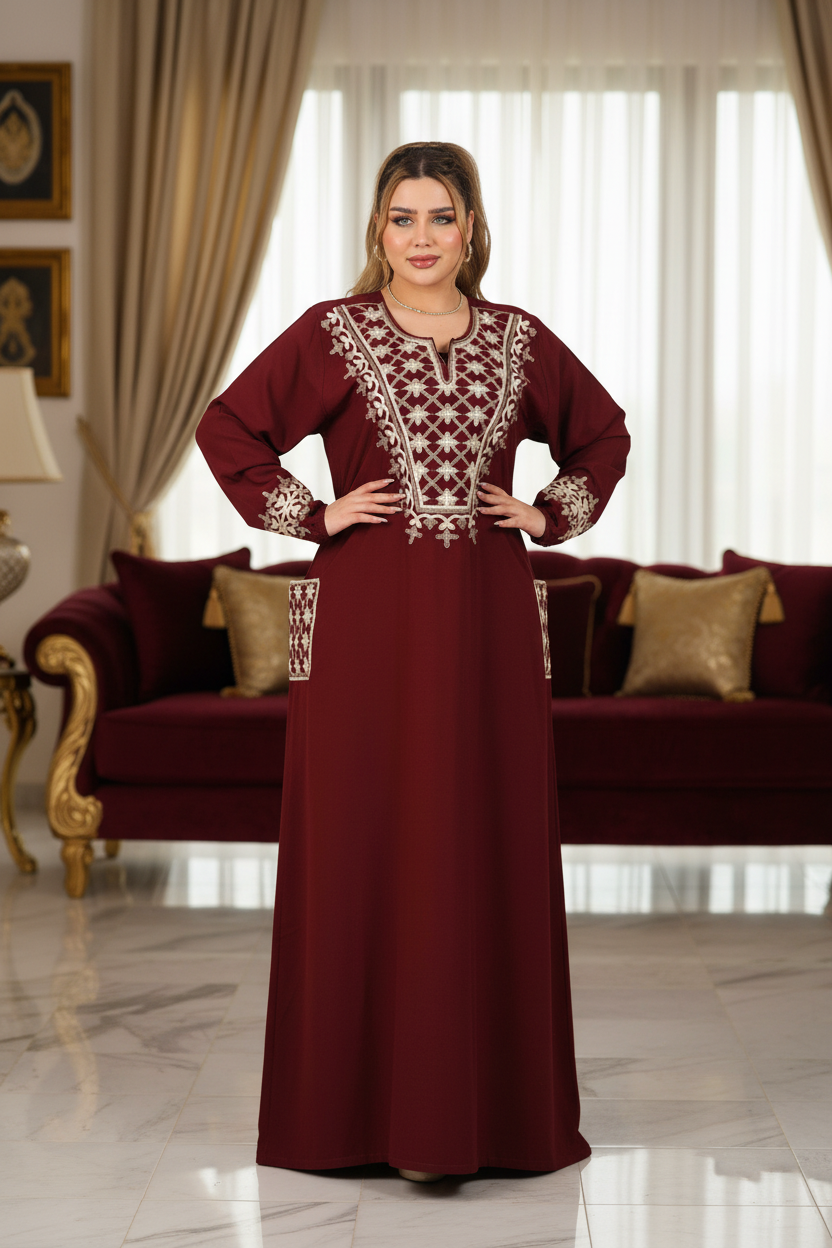 A1023 عبايه استقبال قطن  كود