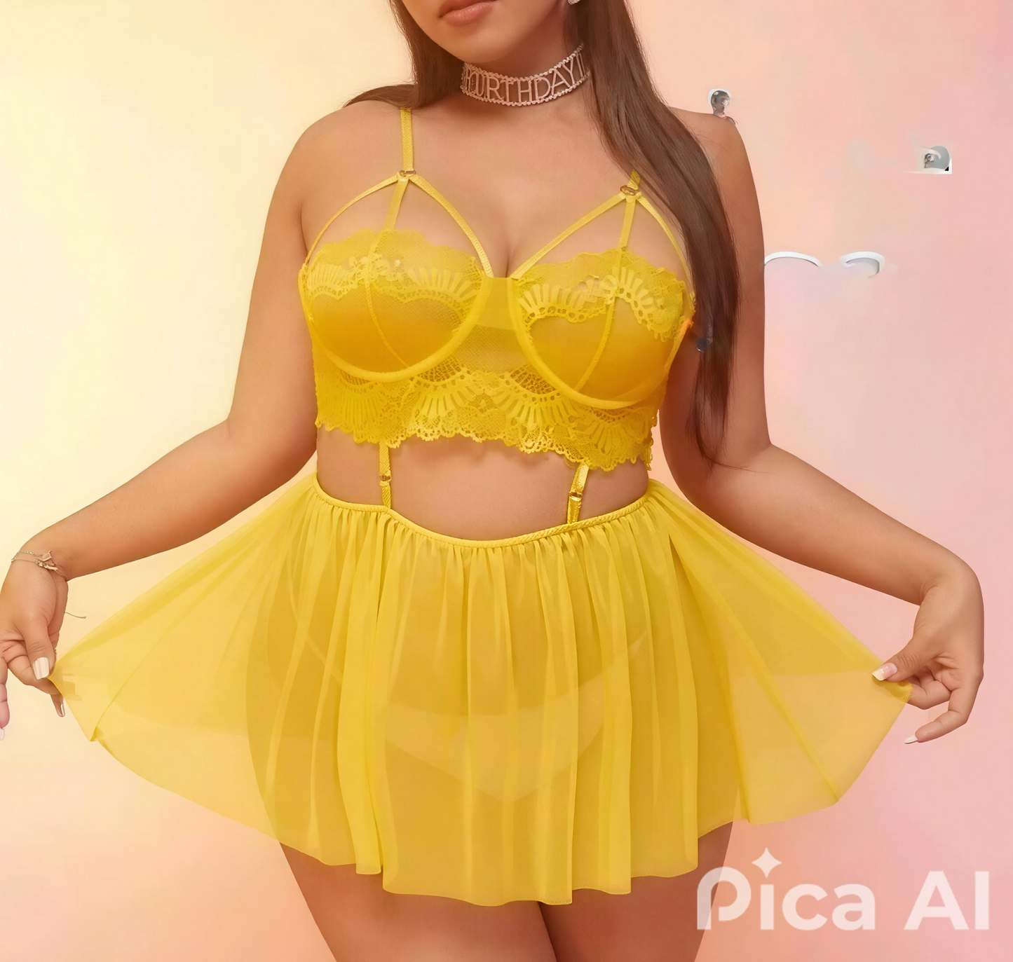 00125 لانجرى شيفون بيج سايز كود