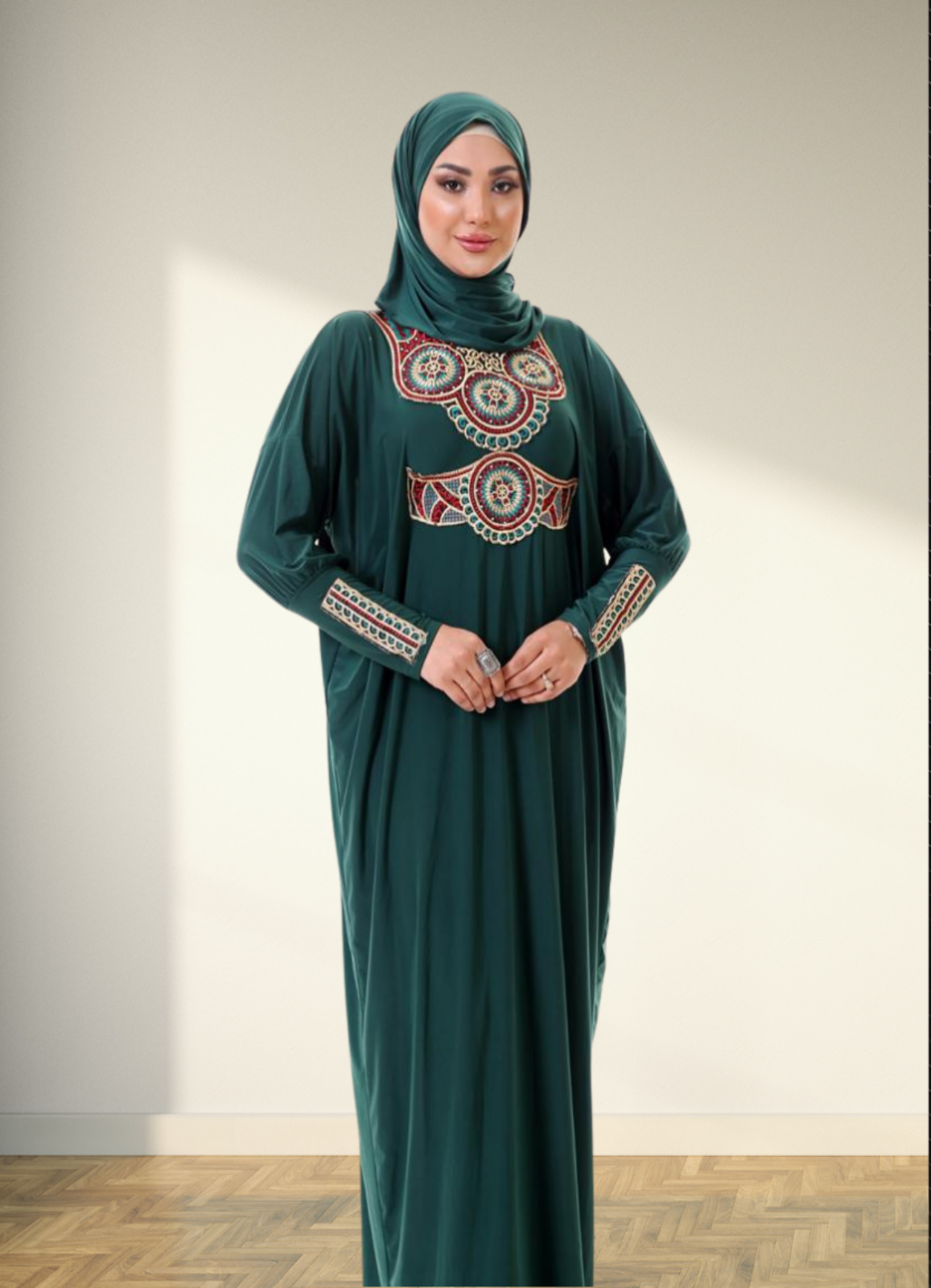 اسدال محجبات مطرز كود  80113