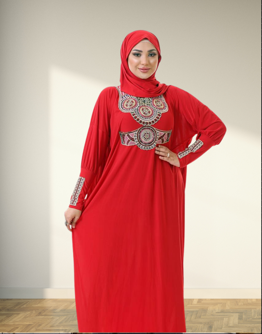 اسدال محجبات مطرز كود  80113