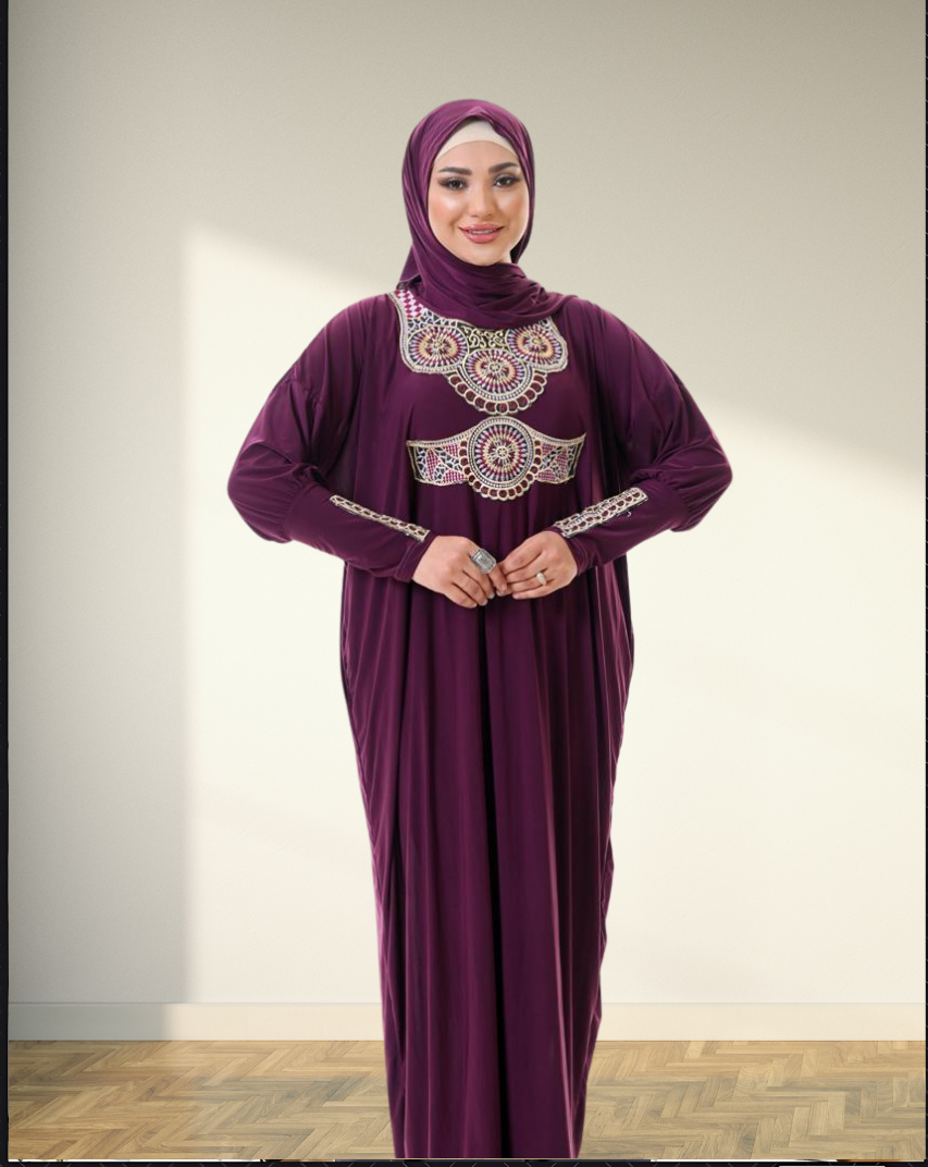 اسدال محجبات مطرز كود  80113