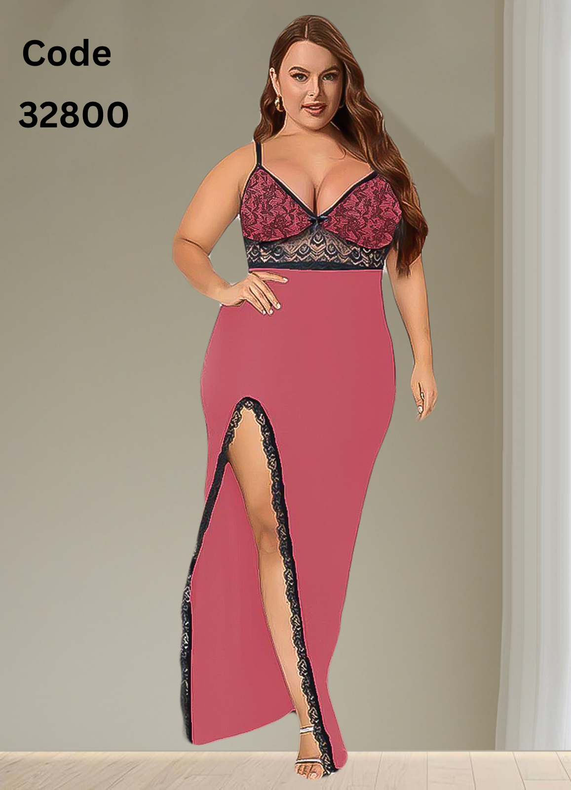 32800 لانجرى شيفون بيج سايز كود