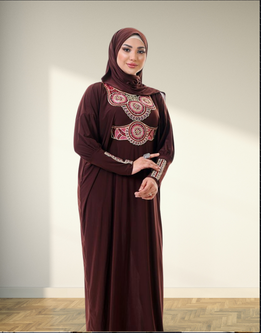 اسدال محجبات مطرز كود  80113