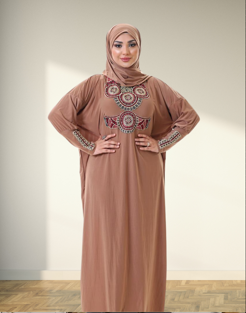 اسدال محجبات مطرز كود  80113