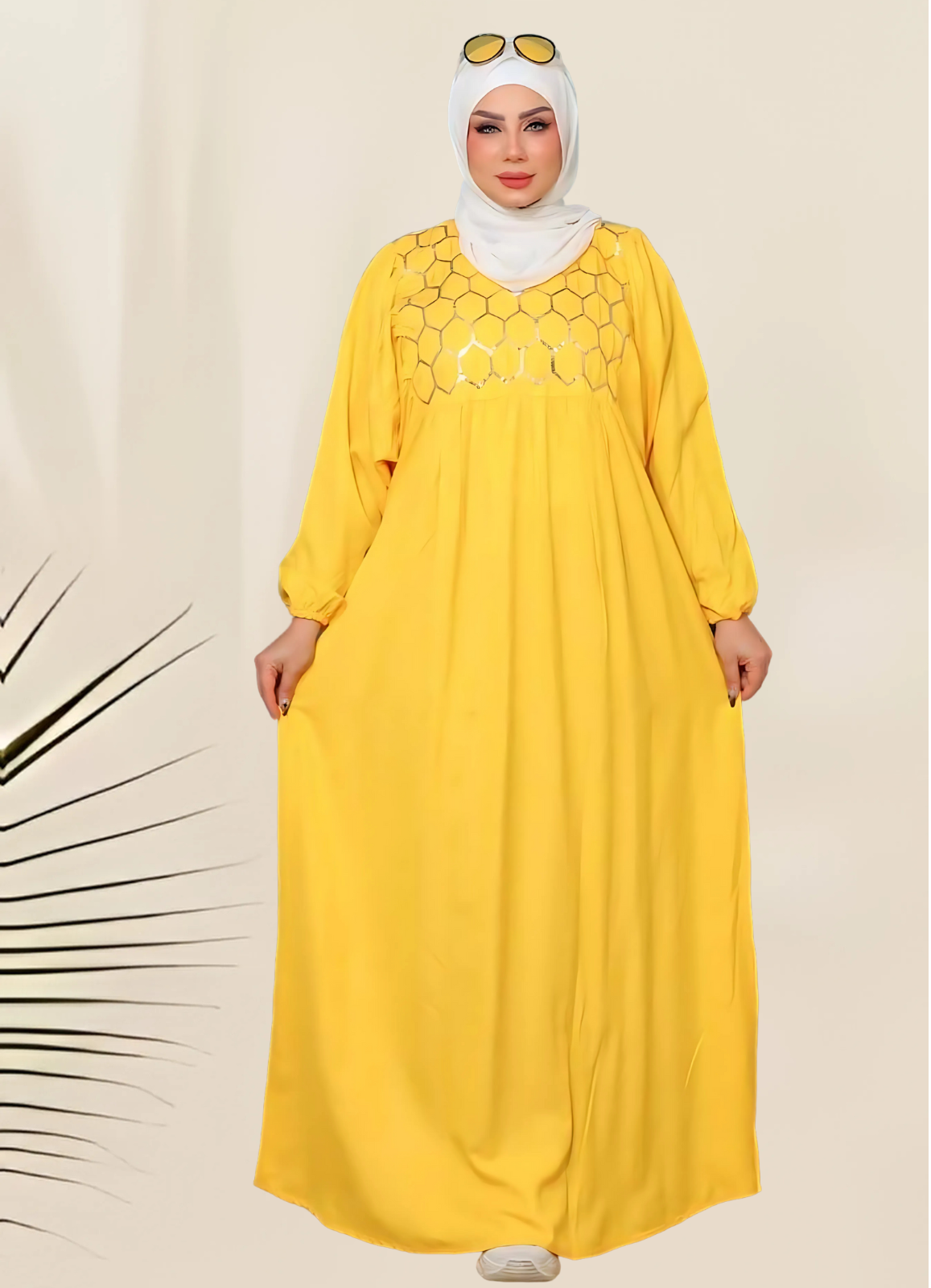 A1026 عبايه استقبال قطن  كود