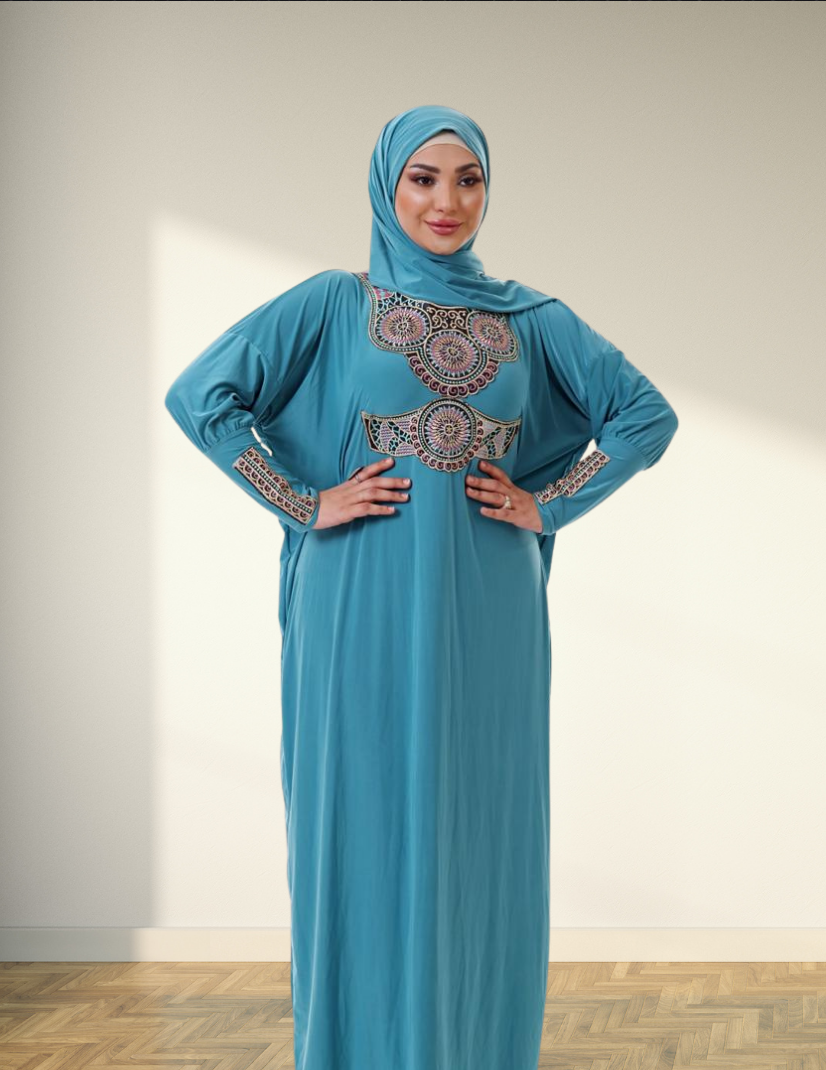 اسدال محجبات مطرز كود  80113