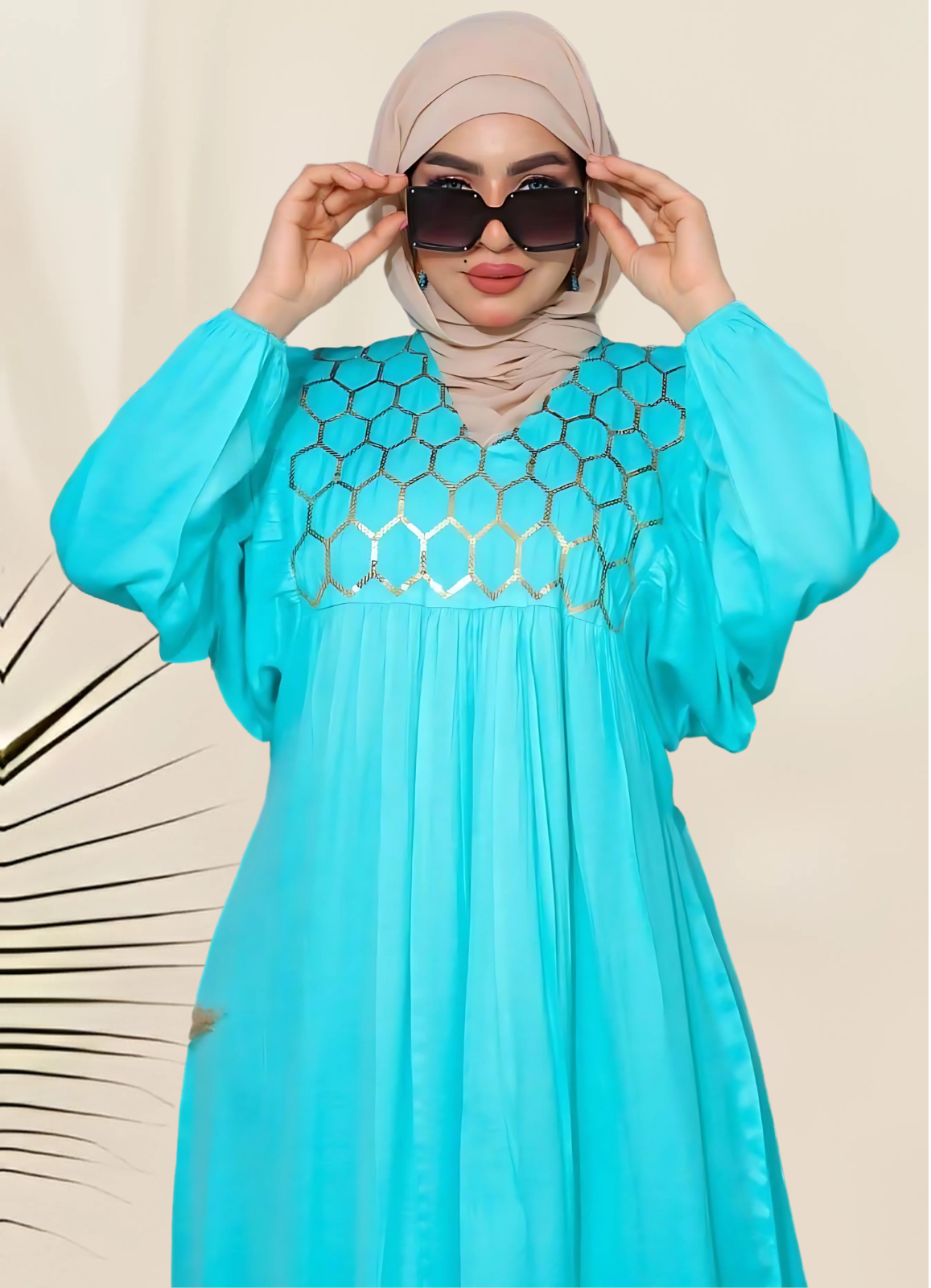 A1026 عبايه استقبال قطن  كود