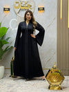 عباية خليجي حرير خروج حريمى كود  5075
