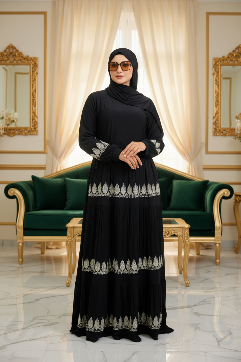 فستان محجبات زبده كود 031