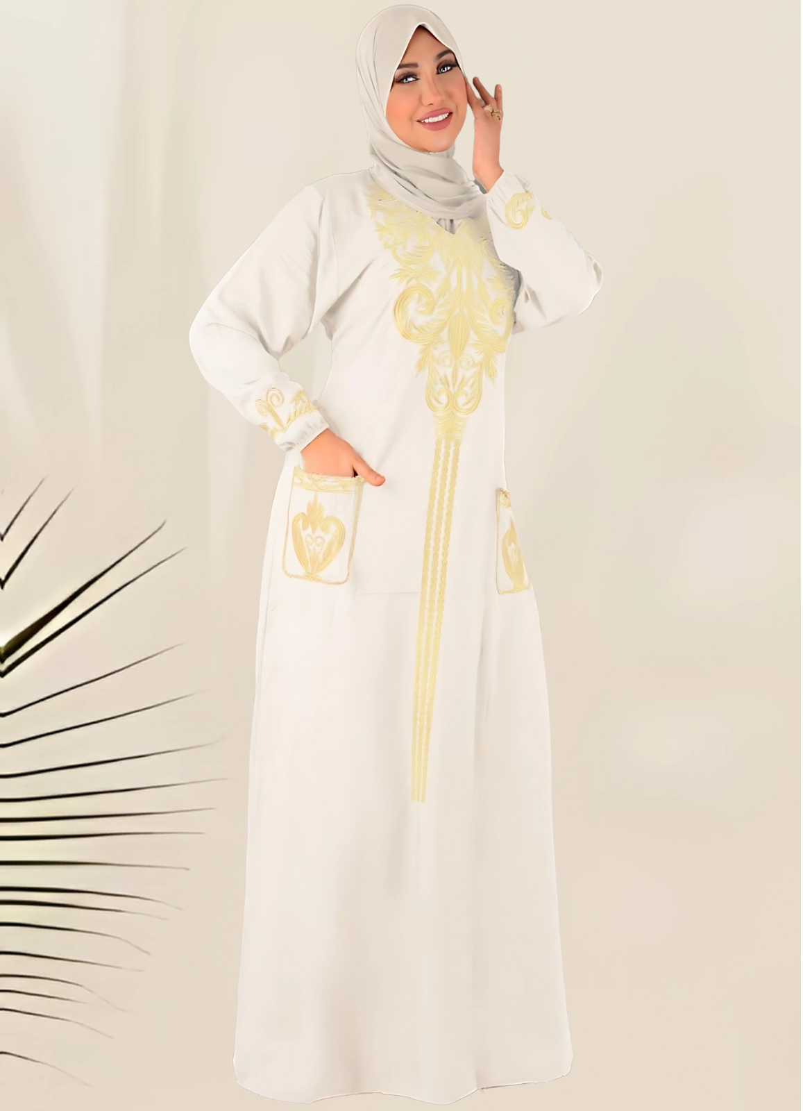 8047 عبايه استقبال قطن  كود