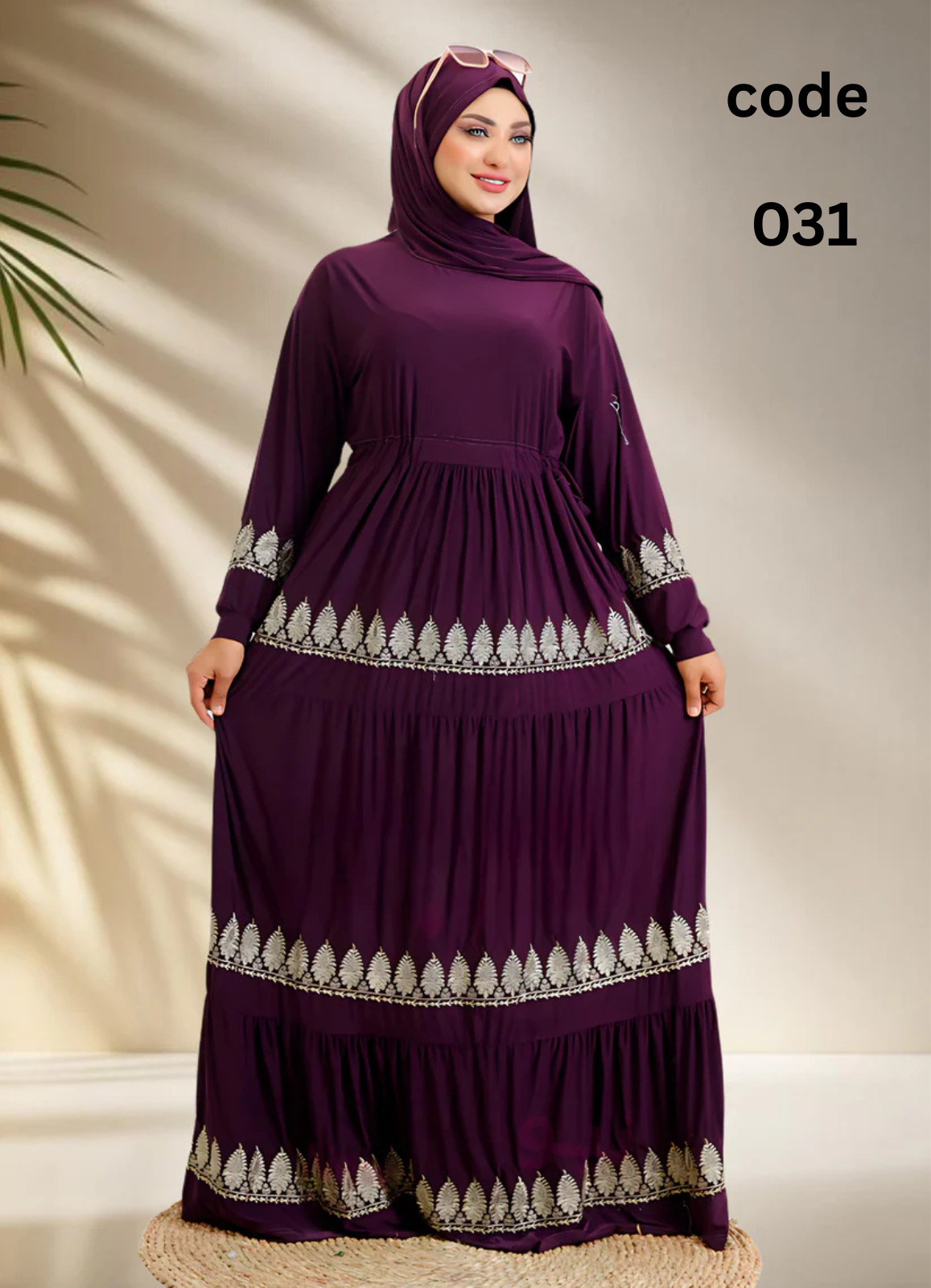 فستان محجبات زبده كود 031