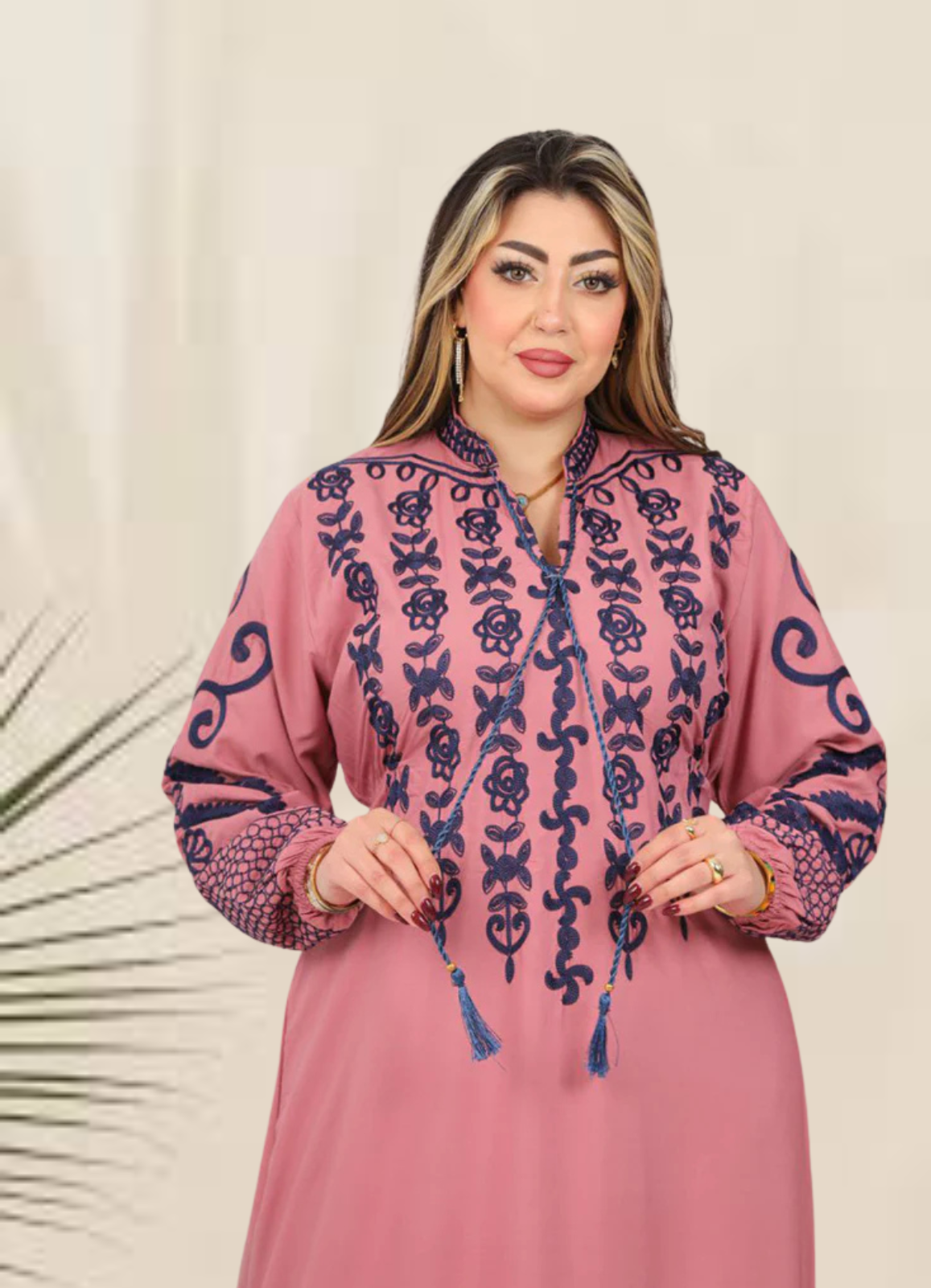 A1035 عبايه استقبال قطن  كود