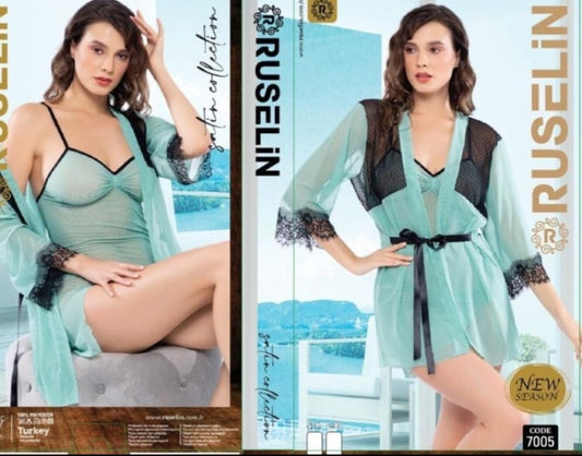 2007 لانجرى تركى شيفون فري سايز من لبسي