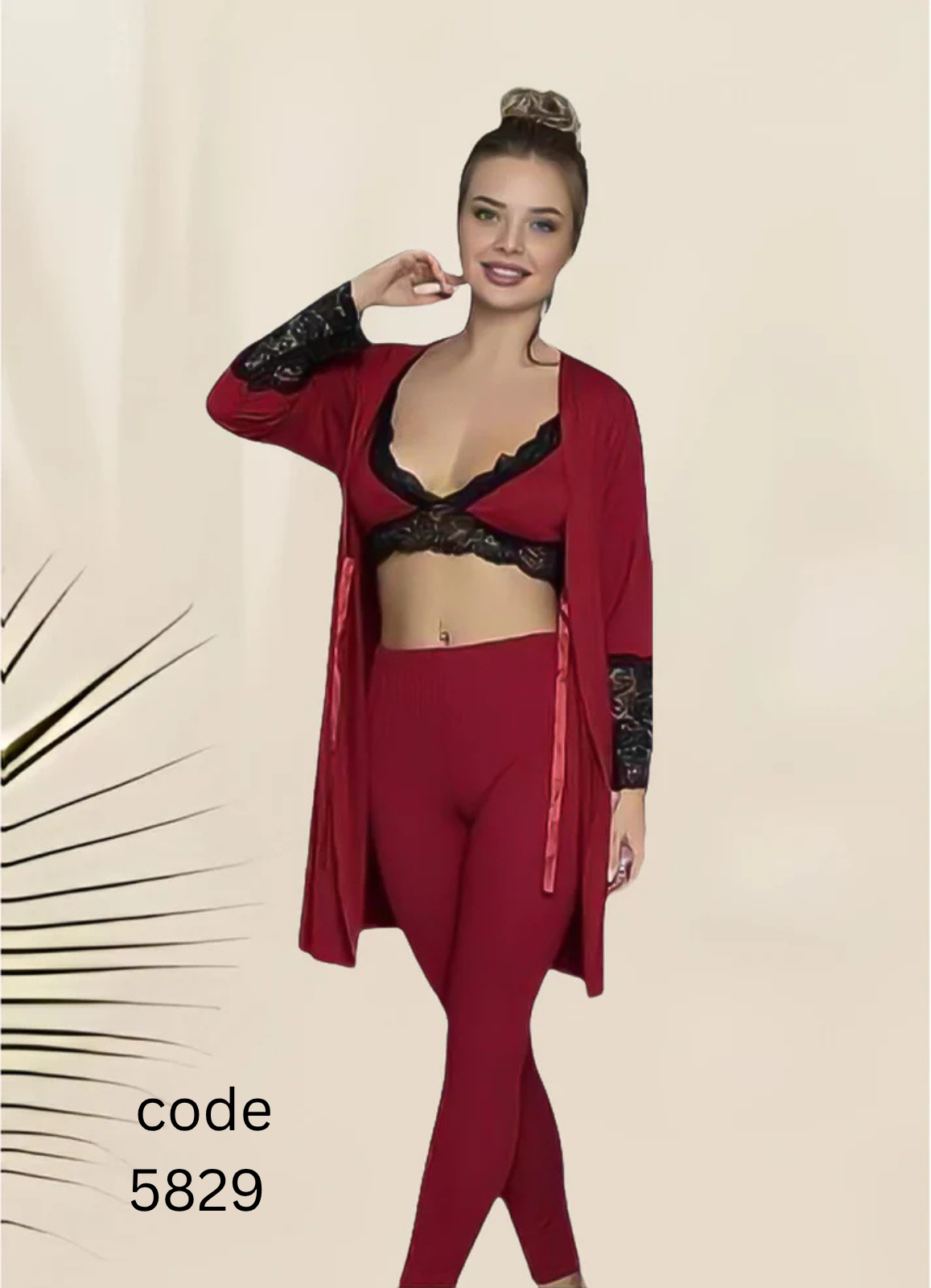 misk  بيجامة نسائي 3 قطع كود 5829 من