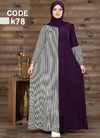 k78 عباية خروج حريمى كود