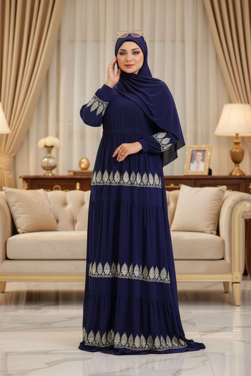 فستان محجبات زبده كود 031