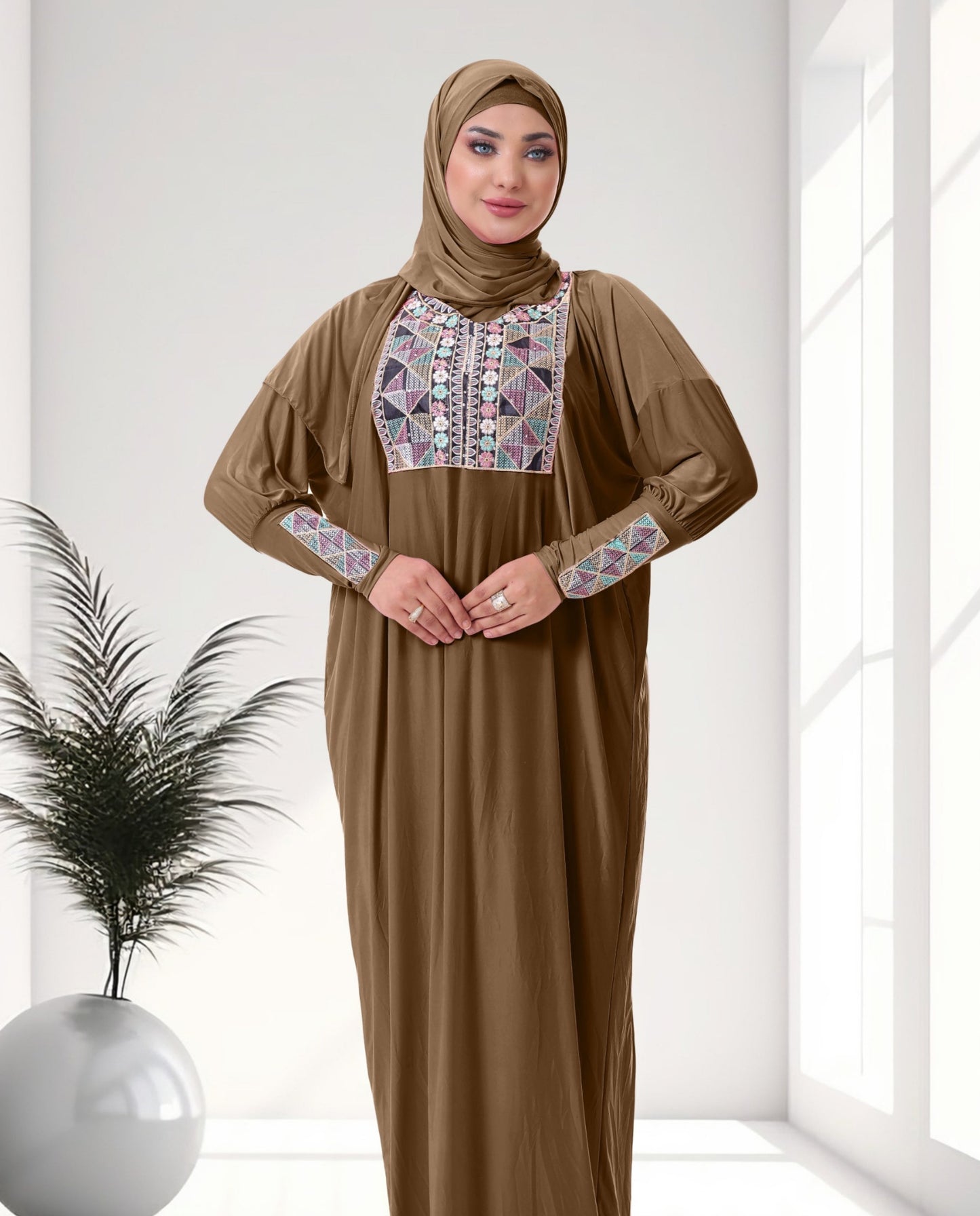 اسدال محجيات مطرز كود  80116