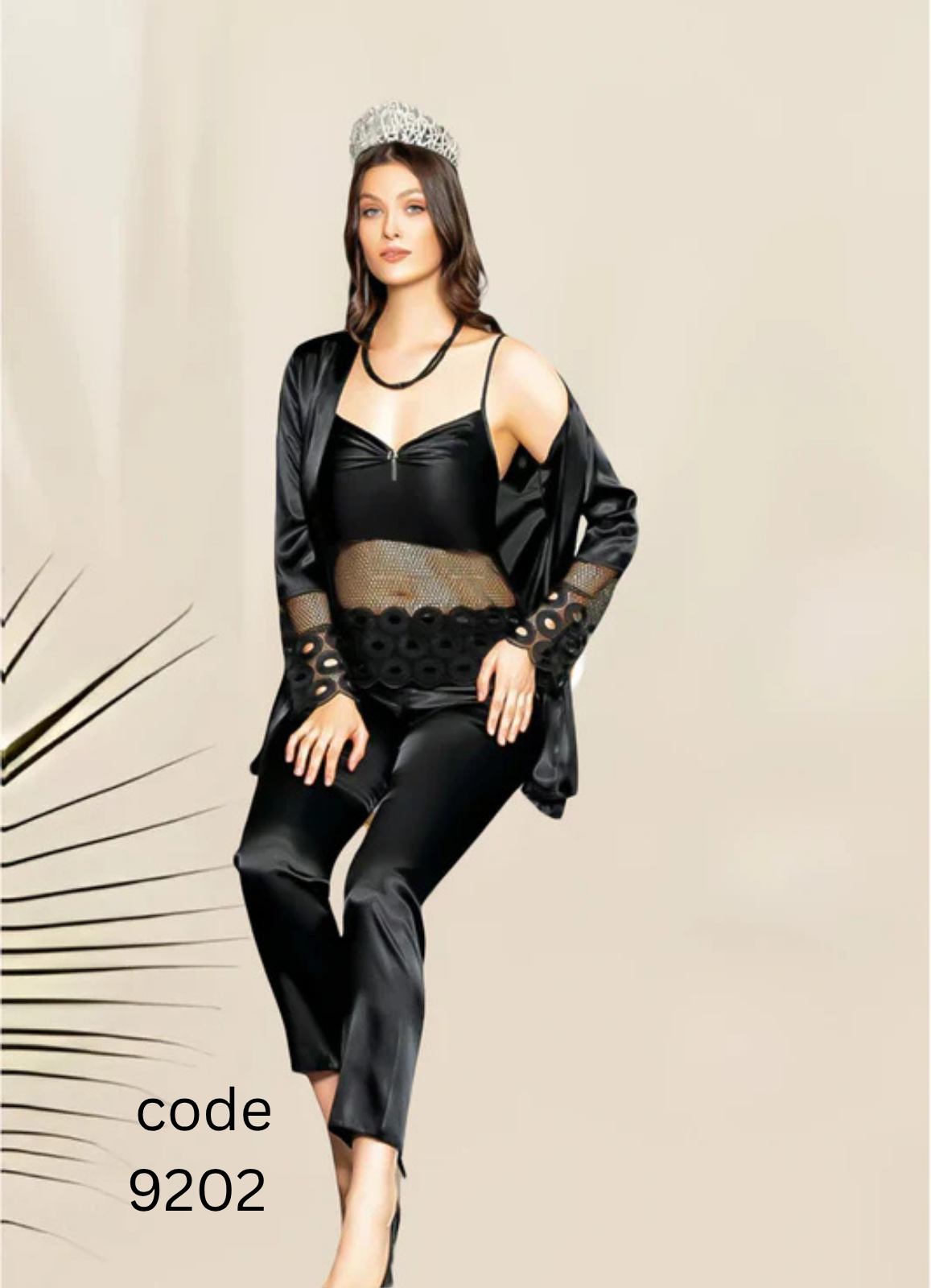 misk طقم 3 قطع تركى ساتان 9202 من