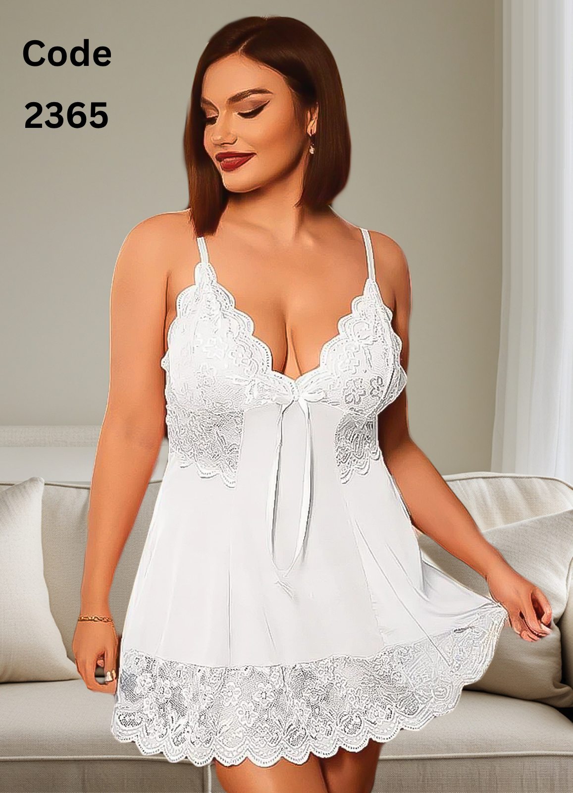 2365 لانجرى شيفون بيج سايز كود