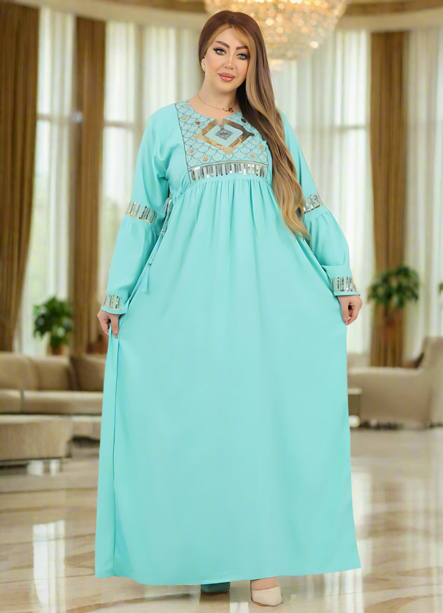 A1039 عبايه استقبال قطن  كود