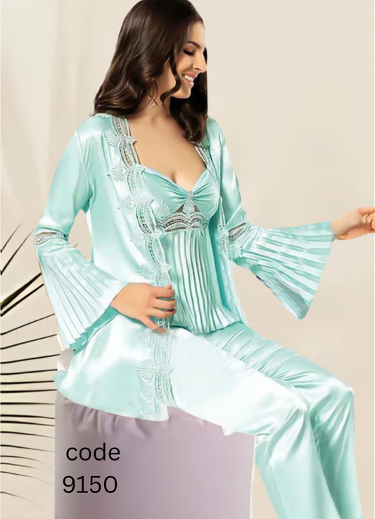 misk طقم 3 قطع تركى ساتان 9150 من