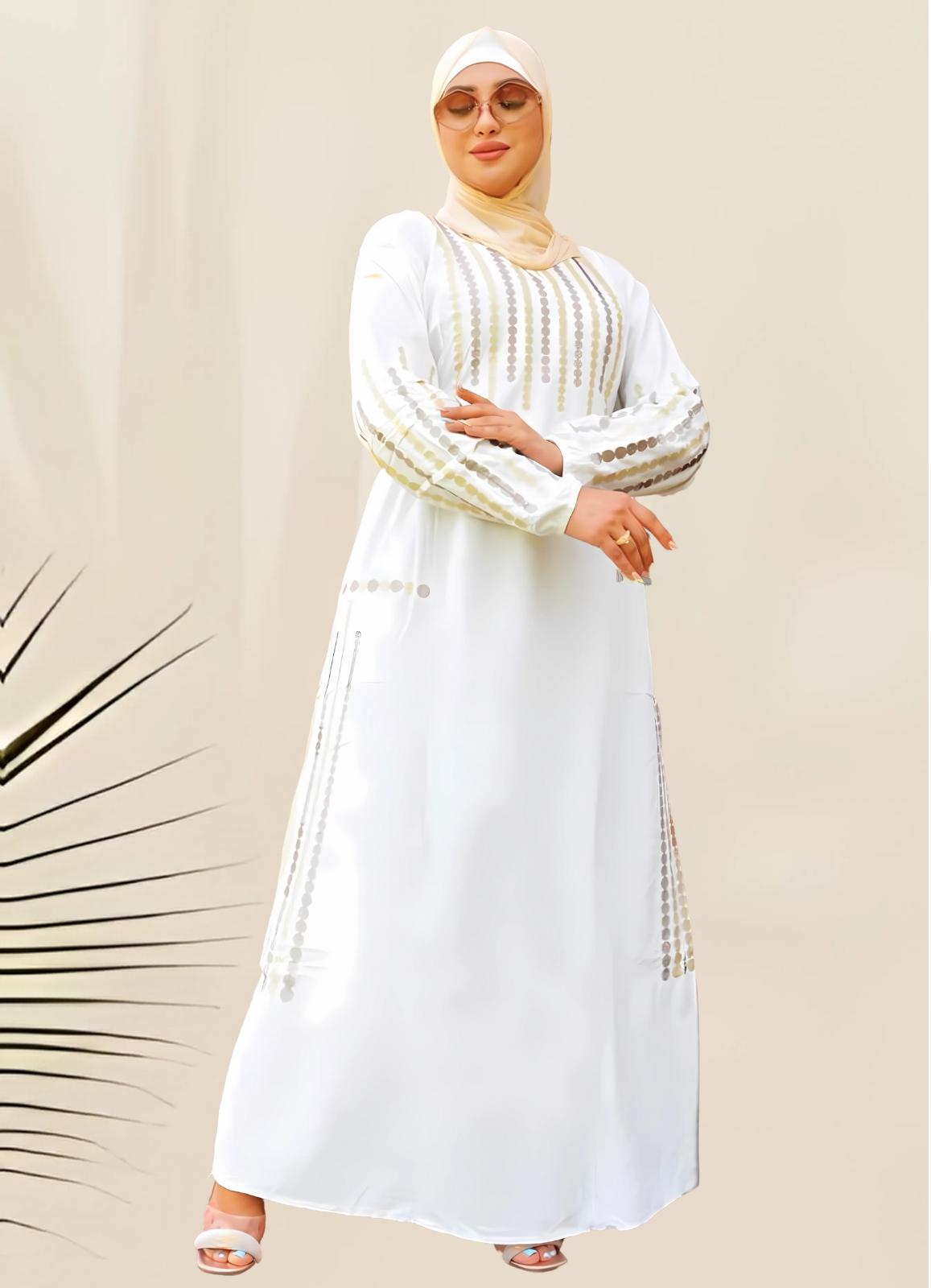 8055  عبايه استقبال قطن  كود