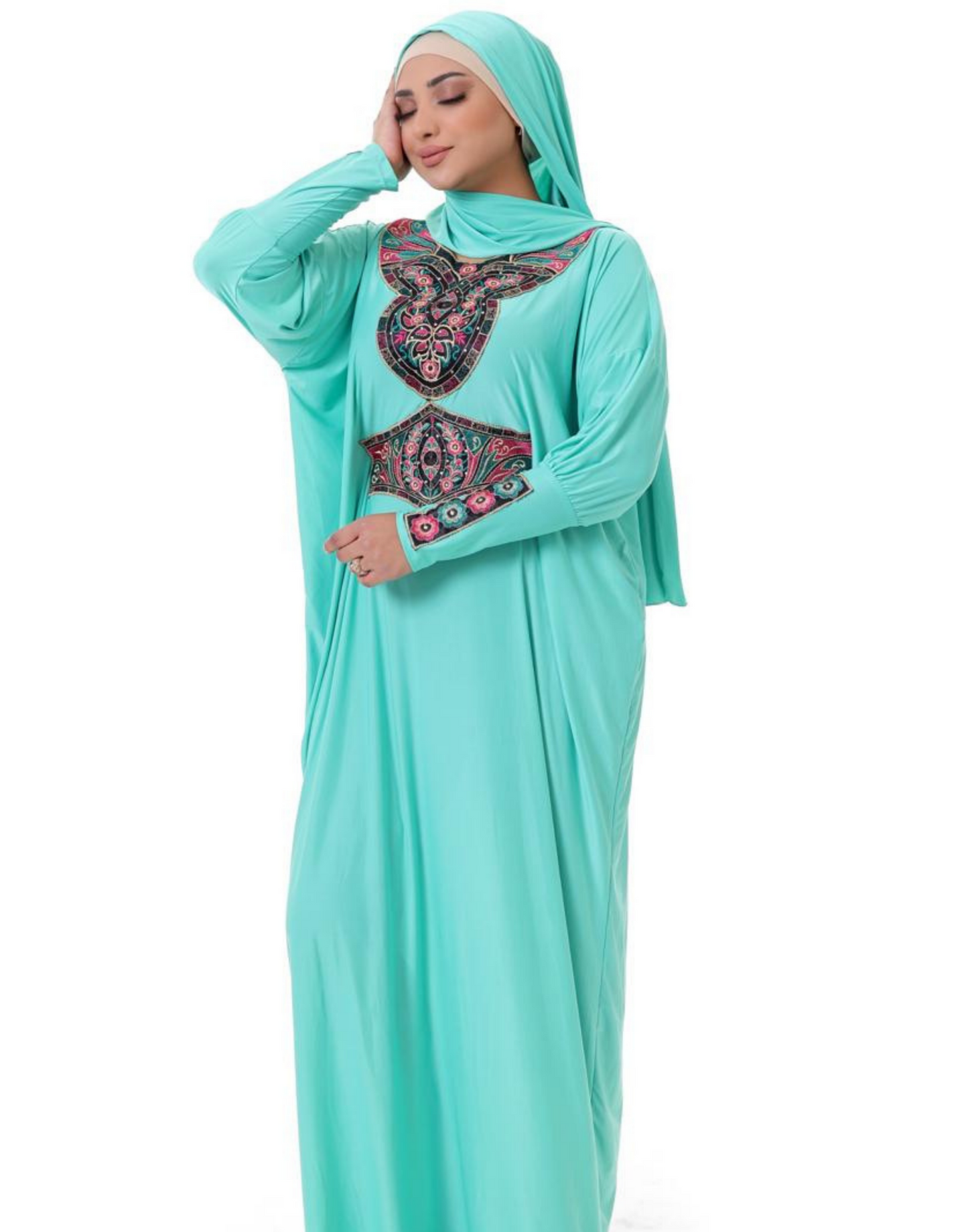 اسدال محجبات مطرز كود  80112