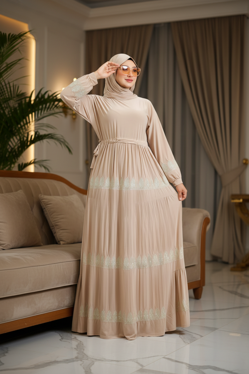 فستان محجبات زبده كود 031