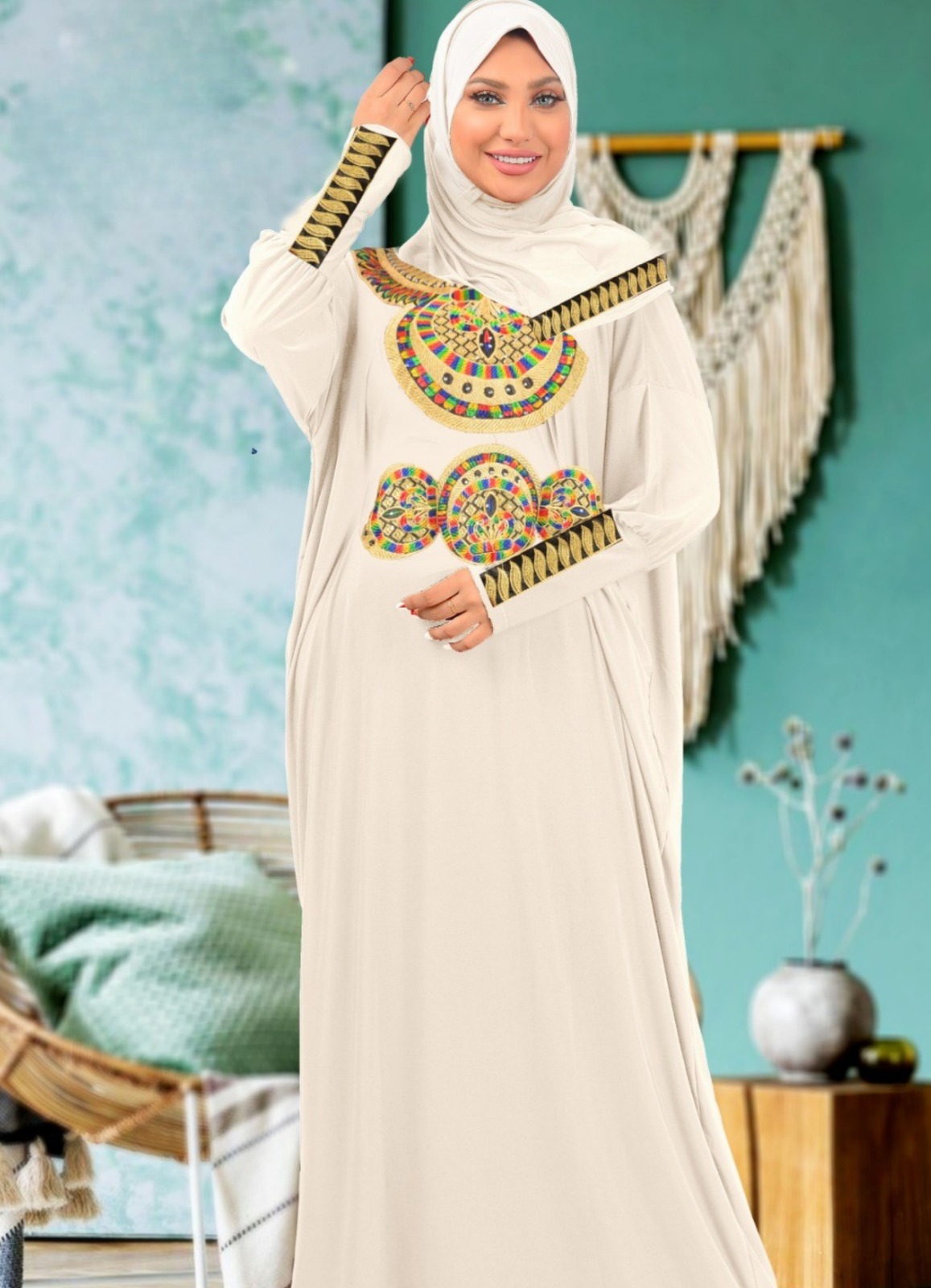 اسدال  محجبات مطرز  467