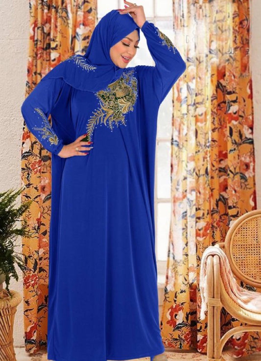 M S Y اسدال محجبات 022 ازرق من