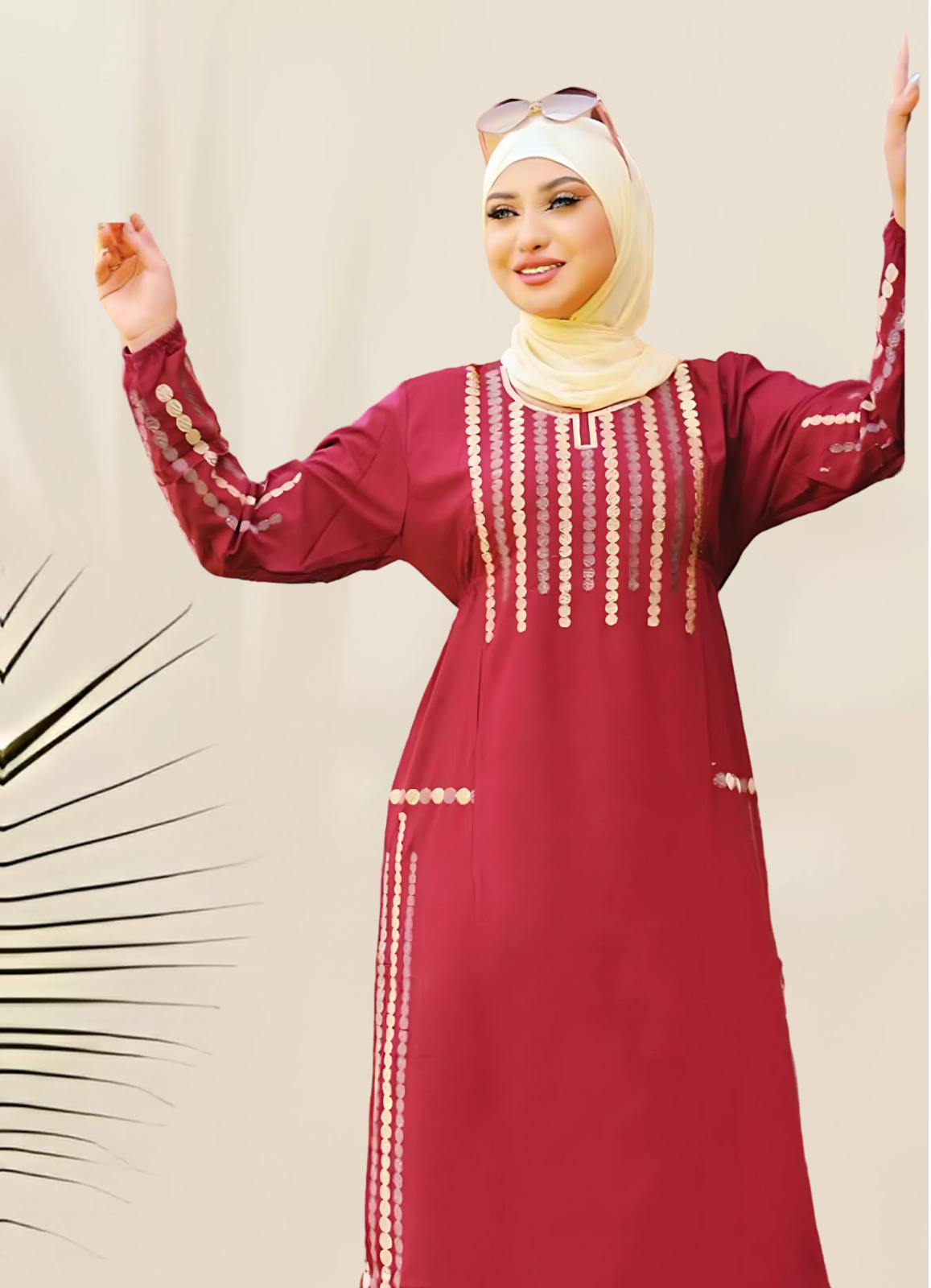 8055  عبايه استقبال قطن  كود