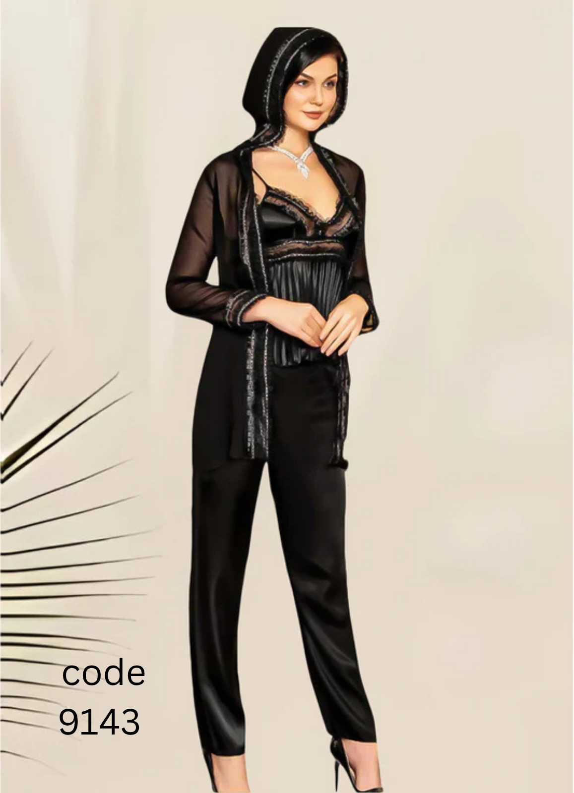 misk  طقم 3 قطع تركى ساتان 9143 من