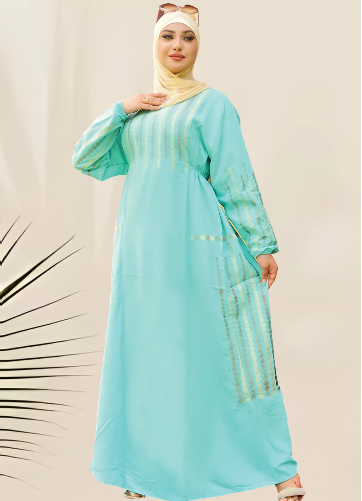 8055  عبايه استقبال قطن  كود
